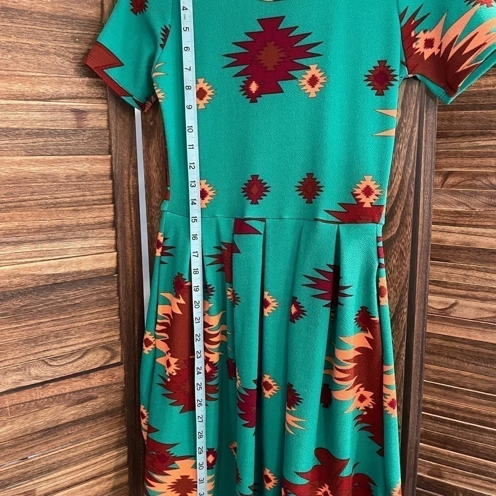 LulaRoe Amelia Dress. Southwest style. XS - Picture 5 of 6